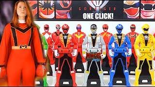 Gokaiger One Click Ranger Key Set amp Epic Battle [upl. by Pillyhp]