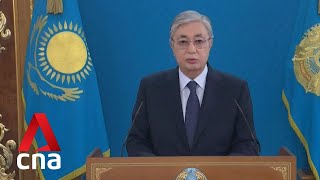 Kazakh president orders forces to open fire on protesters without warning [upl. by Noslrac133]