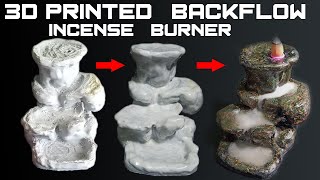 How to make 3d printed Backflow Incense Burner mountaindiydot3d backflow [upl. by Meerek372]