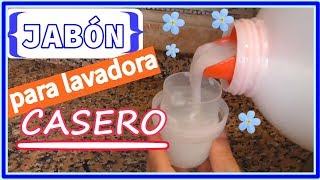 🔺 JABÓN CASERO LÍQUIDO 💦 PARA LAVADORA🔺 [upl. by Joyann]