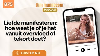 Liefde manifesteren hoe weet je of je het vanuit overvloed of tekort doet 875 [upl. by Bathsheb448]