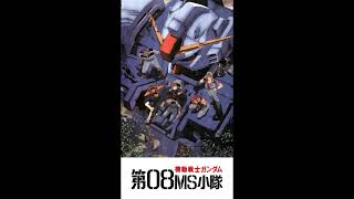 Mobile Suit Gundam The 08th MS Team OP Shining in the Storm  Arashi no Nakade de Kagayaite [upl. by Acinet]