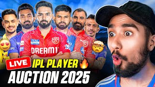 🔴 OMG RISHABH PANT 27 CR  LSG  KL RAHUL IN DC🫠  RCB😂  IPL AUCTION 2025 LIVE [upl. by Nolaj]