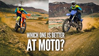 2023 KTM 125XC vs 2023 Yamaha YZ125x Motocross Edition [upl. by Holle]