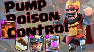 Clash Royale Live Battles  Miner Poison Control Balance Changes [upl. by Ellitnahc]