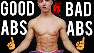 GOOD vs BAD Abs Why You Dont Have a 6 Pack [upl. by Hahcim]