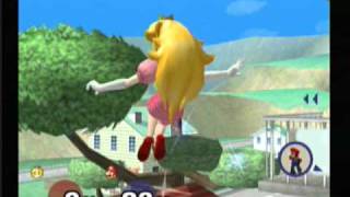 Peachs Dress Without Bottom Half in SSBM [upl. by Stormie]