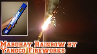 Mabuhay Rainbow Lusis Special Box by Yangco Fireworks Testing [upl. by Letsyrc764]