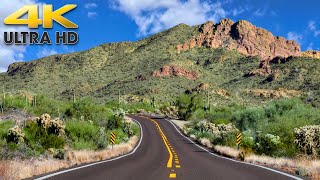 35 Hours of Southern Arizona Scenic Desert Mountain Driving 4K  Salt River Canyon amp Devils Canyon [upl. by Acinyt]