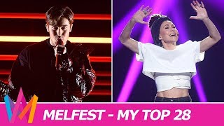 Melodifestivalen 2018  My Top 28 [upl. by Pollie]