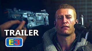 PS4  Wolfenstein 2 The New Colossus Gameplay Trailer E3 2017 [upl. by Atekihc]