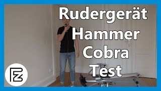 Rudergerät HAMMER COBRA ROWER im TEST [upl. by Lairret116]