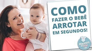 A MELHOR POSIÇÃO PARA SEU BEBÊ ARROTAR [upl. by Yert]