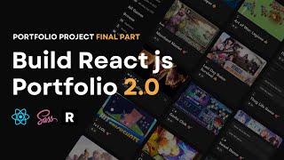 React Portfolio Website Tutorial  Build React JS and Scss Portfolio Website  fInal part [upl. by Dolphin]