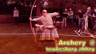 Archery at Tewkesbury Medieval Festival [upl. by Anitnegra]