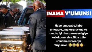 Inama yumunsiNshuti zanjye mumbabarire kubaha inkuru ibabaje gutya muri iki gitondo ariko muyumve [upl. by Savart]