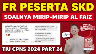 SOAL TIU SKD CPNS DAN KEDINASAN 2024 BERDASARKAN PENGALAMAN PESERTA [upl. by Freida963]