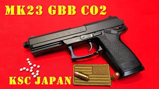 Airsoft  KSC Japan  Mk23 CO2 GBB French [upl. by Merell178]