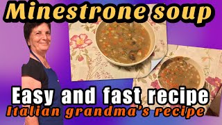 italian grandma makes minestrone soup [upl. by Yartnod753]