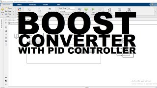 17 Simulation of DCDC Boost Converter with PID controller MATLABsimulink [upl. by Amalita]