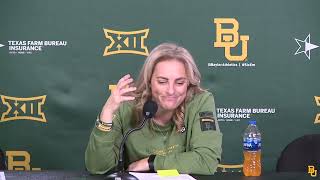 Baylor Basketball W Postgame vs Kansas State [upl. by Rocca228]