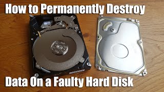 How to Destroy Data on a Hard Disk PERMANENTLY [upl. by Ysak]