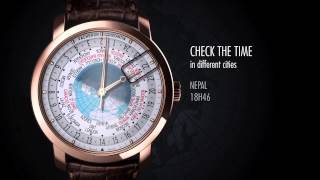 Vacheron Constantin  Patrimony Traditionnelle World Time  How it works [upl. by Iden]