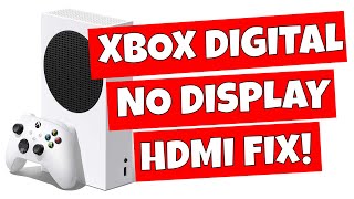 Xbox Series S Digital NO Display Black Screen Of Death Fix [upl. by Kirre]