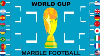 Marble Football ⚽️ WORLD CUP 12 🏆 It is not easy to become a champion in a tough tournament [upl. by Aydin]