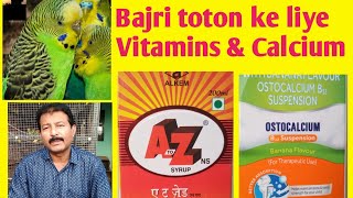 Calcium amp vitamin syrup for Australian parrots  Ostocalcium amp A2Z bajri toton ko kaise dena he [upl. by Ranique492]