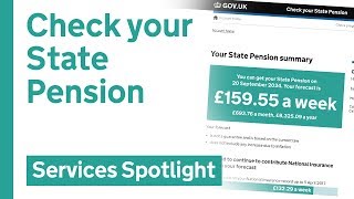 Check your state pension on GOVUK [upl. by Ymassej]