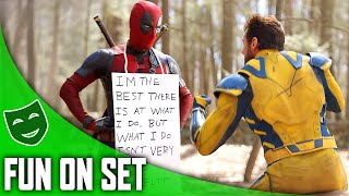 DEADPOOL amp WOLVERINE  Fun Moments with Ryan Reynolds and Hugh Jackman [upl. by Martino]