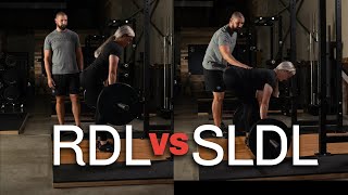 How To Romanian Deadlift vs Straight Leg Deadlift [upl. by Junie999]