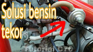 Tutorial1 pasang pompa bensin mekanik  solusi tekor bensin saat ditanjakan [upl. by Dnaloy265]