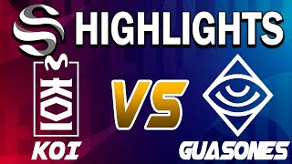 MOVISTAR KOI VS GUASONES HIGHLIGHTS  LEAGUE OF LEGENDS  SUPERLIGA  JORNADA 11 [upl. by Anilef]