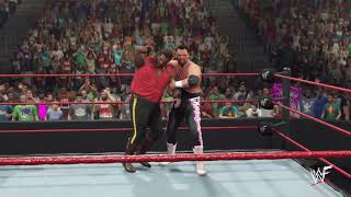 Quebecers Vs Hart Foundation Wwe 2k23 [upl. by Meesan912]