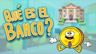 Qué es el banco para niños  Finanzas para niños [upl. by Dudden679]