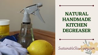 Make Your Kitchen Sparkle in Seconds with This Natural Homemade Kitchen Degreaser [upl. by Ahsiner]