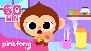 Monkey Got a BooBoo 🐵 🏥  First Aid Song and more  Pinkfong Safety Songs  Pinkfong Songs for Kids [upl. by Archambault]