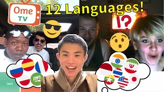 Japanese Polyglot Speaks 12 Languages on Omegle Makes People SMILE [upl. by Akinehc760]