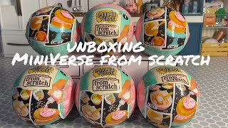 Unboxing NEW MiniVerse From Scratch series 💕 [upl. by Eiramik152]