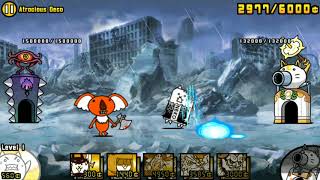 Battle Cats  Grotesque Gallery  Atrocious Deco  Balrog Vs Beserkory 2 Star [upl. by Rhpotsirhc879]