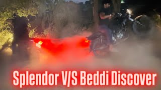 Splendor Vs Beddi discover 💥 automobile support biker tugofwarlovers splendormodified yt [upl. by Mcgray]