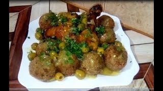 وصفات رمضان كريات الباذنجان🍆 باللحم المفروم🥩بنة خطيرة😋  boulettes daubergine à la viande hachée [upl. by Niwhsa]