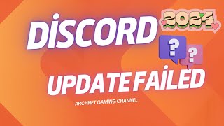 Discord Update Failed Hatası Çözümü 2024 [upl. by Hump]