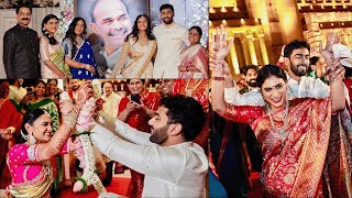 YS Sharmila Son Raja Reddy Marriage Video  Raja Reddy amp Priya Atluri Marriage  Daily Culture [upl. by Haimes]