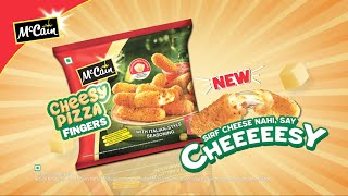 New McCain Cheesy Pizza Fingers  Mozzarella Cheese amp Pizza Flavours Ka Mazza  Festive Snacks [upl. by Tasiana]