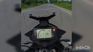 KTM adventure 250 top speed test with pillion [upl. by Roscoe]