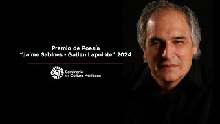 Premio de Poesía quotJaime Sabine  Gatten Lapointequot 2024 [upl. by Nohsyar]