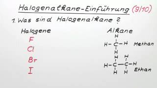 Halogenalkane  Einführung 910  Chemie  Organische Chemie [upl. by Bathilda698]